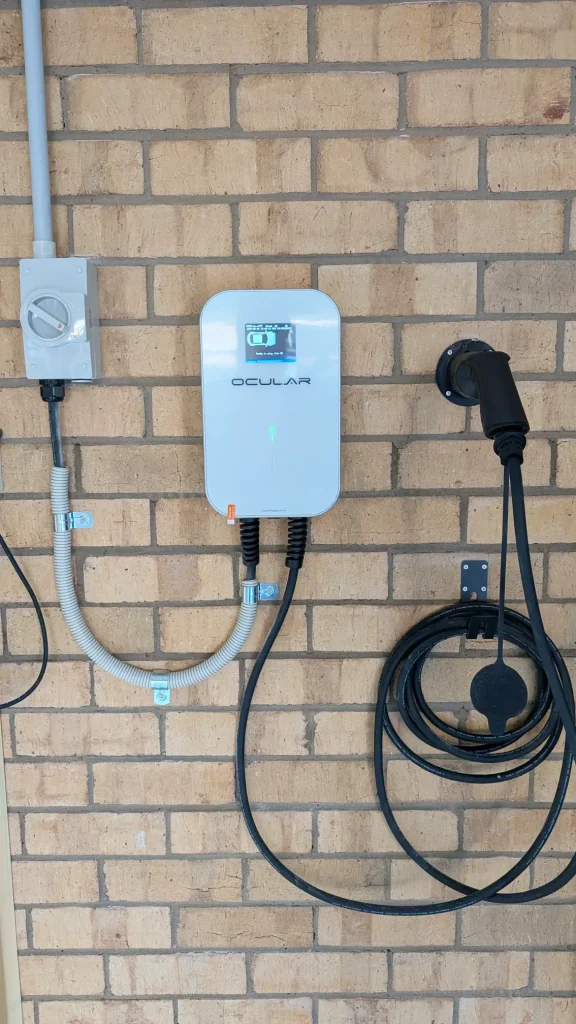 Ocular EV Charger Installed
